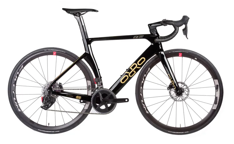 Orro Venturi STC Sram Rival Etap Road Bike 2023 Black/Gold